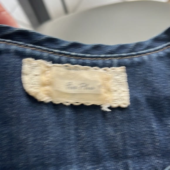 Five Plus Denim Button Up Dressl - Picture 7 of 15